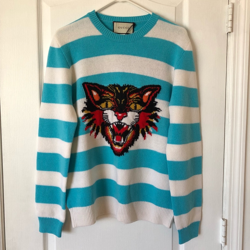 BRAND NEW W/TAGS Gucci angry cat sweater